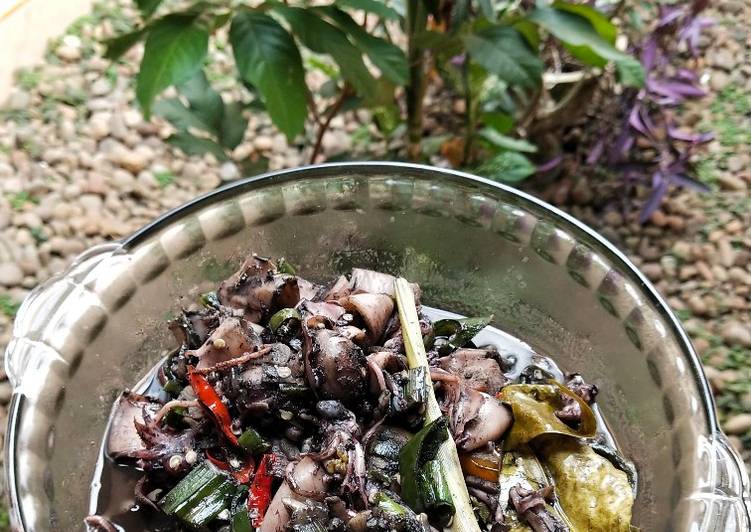 Resep Cumi kuah hitam Lezat