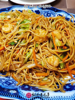 蝦仁炒麵 的食譜成品照片