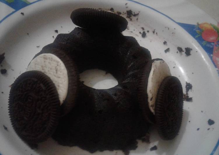Oreo Cake Simpel: 2 bahan