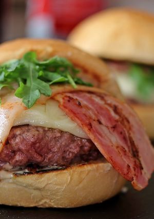 Una foto de Hamburguesa pampera