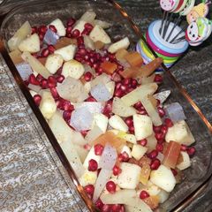 A picture of Pineapple mix chaat.