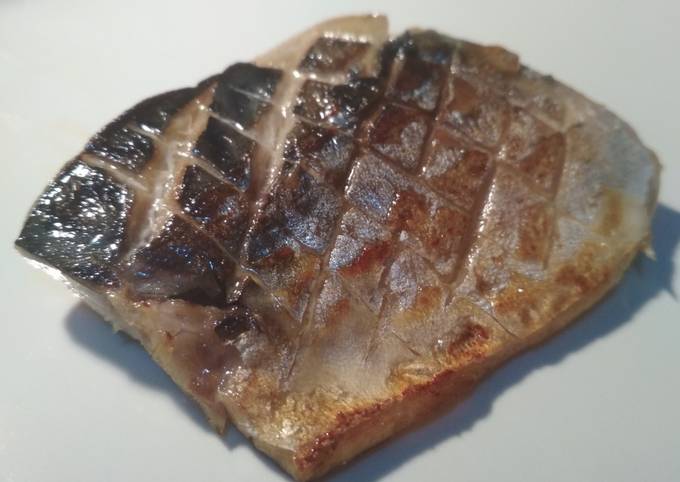 Resep Mackerel Saba Shioyaki (鰆の塩焼き) Tanpa Minyak 2 Bahan Saja Anti Gagal