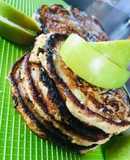 Pancake de manzana verde