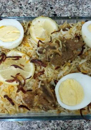 A picture of Easy Mutton Biryani.