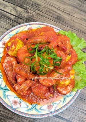 Foto resep Udang Saus Padang