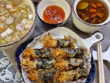 Rong biển cuộn nấm kim châm