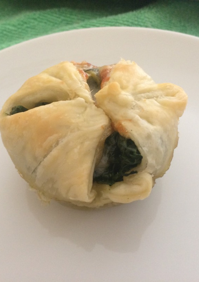 Una foto de Vasitos de espinaca y parmesano