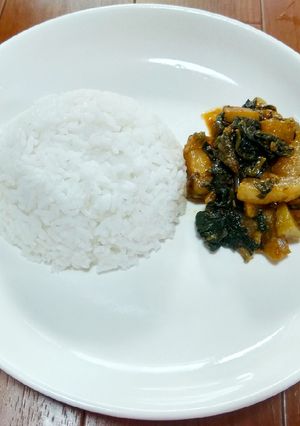 পালং শাকের ঘন্ট(palong shaker ghonto recipe in Bengali) রেসিপির প্রধান ছবি