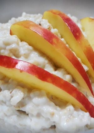IR-barát tejszínes zabkása (cukormentes) recept fotója