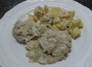 Una foto de Filetes de solomillo de pavo a la crema