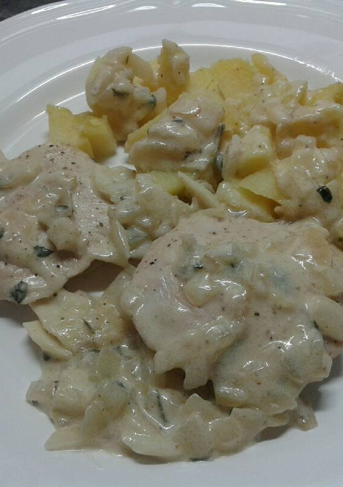 Una foto de Filetes de solomillo de pavo a la crema