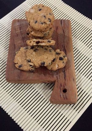 Foto resep Oat and Nut Chocolate Cookies
