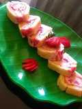 Strawberry cream cheese roll