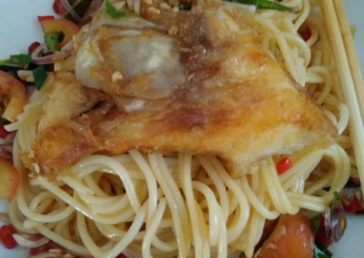 Resep Spaghetti Nila Sambal Matah yang Enak Banget