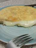 Tortilla de patata con provolone