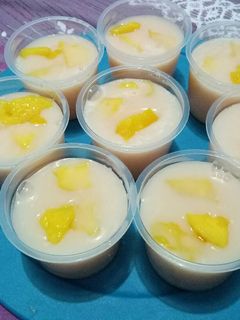 Foto resep Silky Puding Mango
