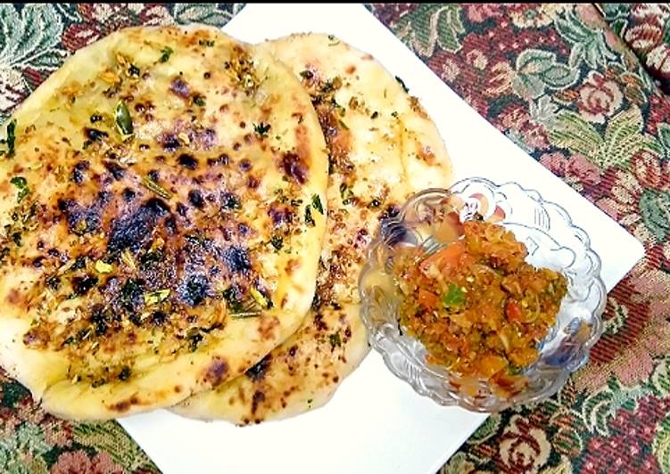 Patato filling Tawa naan😋