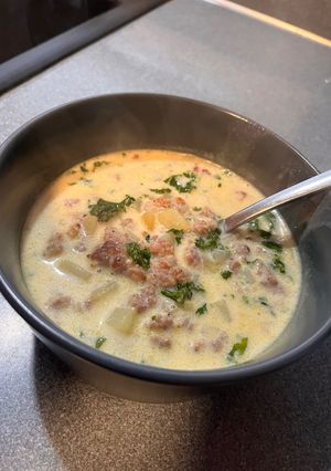 A picture of Zuppa Toscano Soup.
