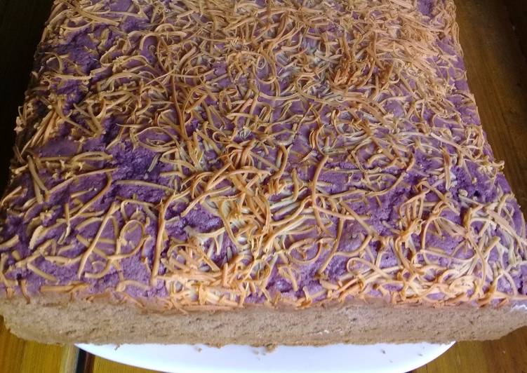 Langkah Mudah untuk Menyiapkan Cake Ubi Jalar Ungu yang Menggugah Selera