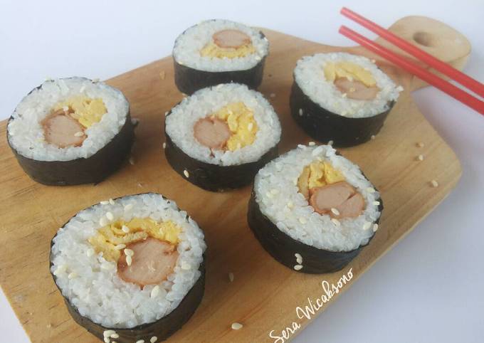 Resep Simple Kimbab (menu sahur si kakak), Lezat Sekali