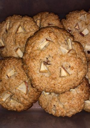 Una foto de Galletas de avena y manzana 🍎