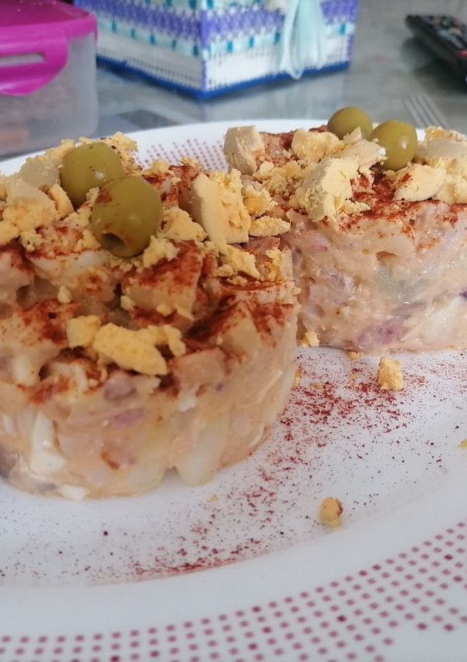 Una foto de Ensaladilla de pulpo con mayonesa proteicas
