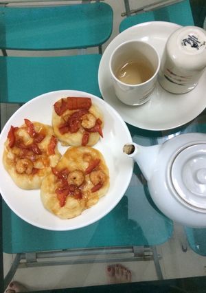 Hình của món Bánh pizza áp chảo.