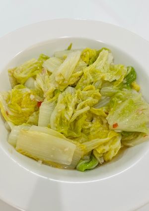 Hình của món Cải thảo xào tỏi.