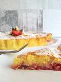 Torta panna e fragole