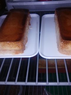 Una foto de Pudín de pera y plátano
