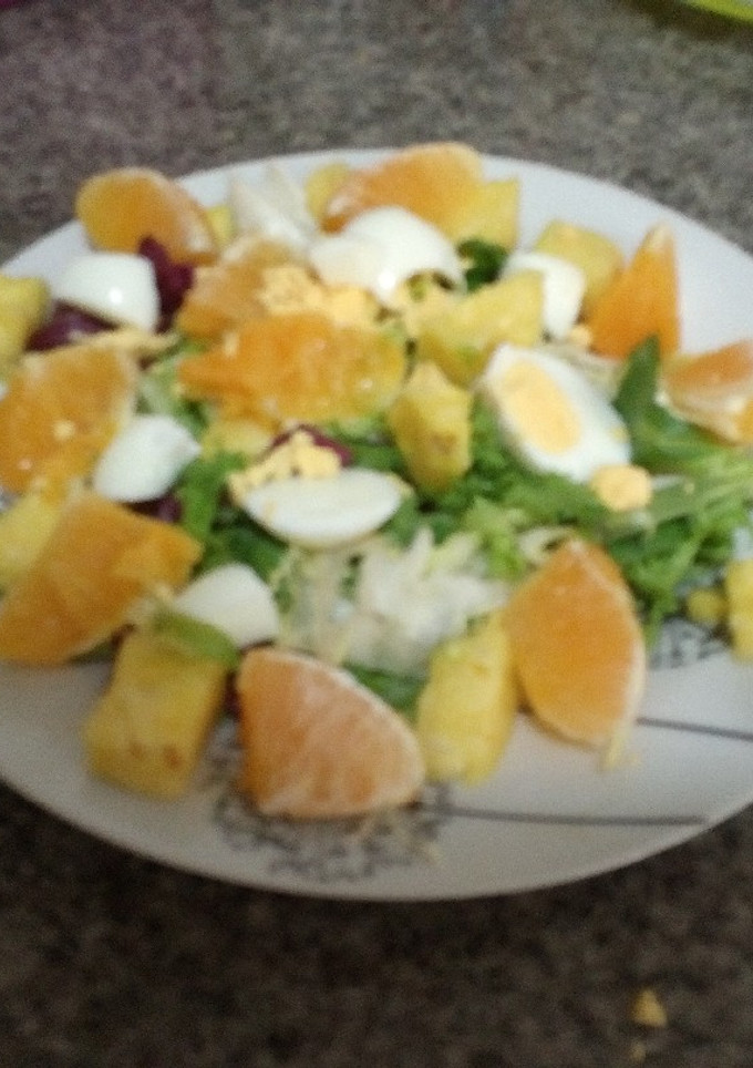 Una foto de Ensalada tropical