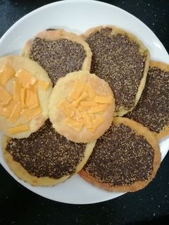 صورة لوصفة كيتو مناقيش زعتر وجبنه ✨👏