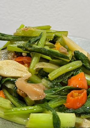Foto resep Sawi asam manis