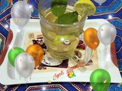 A picture of lemon green tea