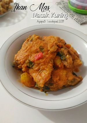Foto resep Ikan Mas Bumbu Kuning