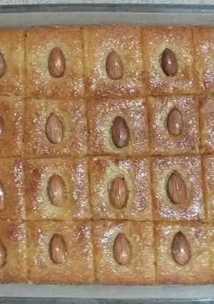 صورة لوصفة البسبوسة