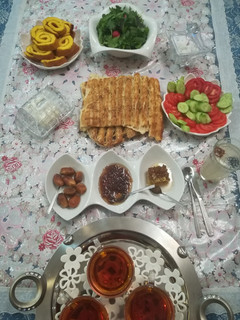 عکسی از دستور سفره افطار