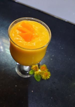 A picture of Mango smoothy.