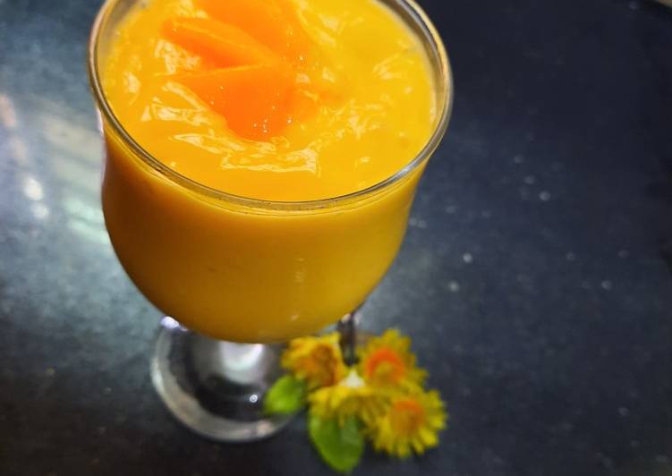 Step-by-Step Guide to Prepare Ultimate Mango smoothy