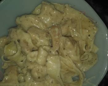 Unique Recipe Chicken Alfredo pasta Yummy