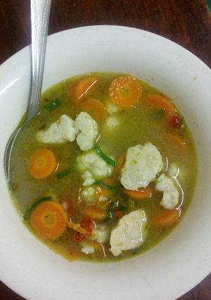 Foto resep Sup daun bawang