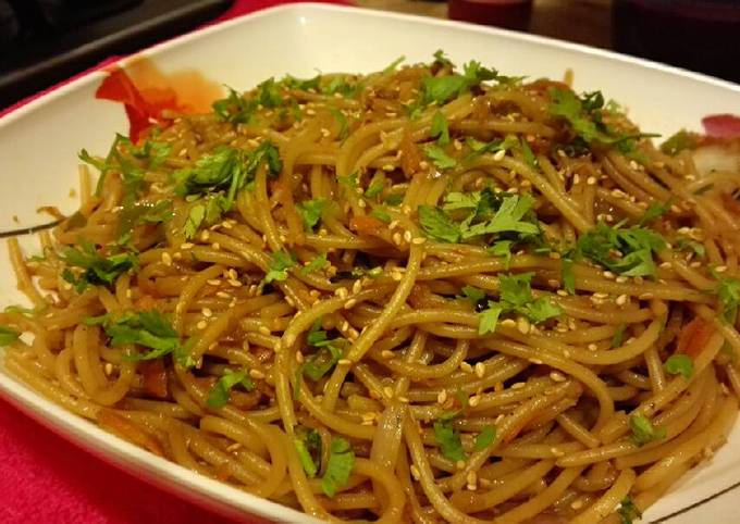 Steps to Prepare Ultimate Vegetable Noodles