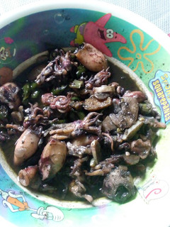 Foto resep Oseng Cumi tinta hitam