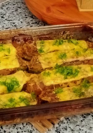 صورة لوصفة قوارب الكوسا(جريوات)
