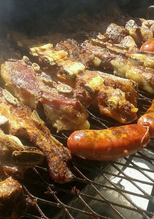 Una foto de Asado de tira a la parrilla