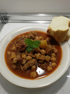 Una foto de Potaje de menudo