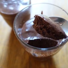 A picture of Healthy chocolate mousse.