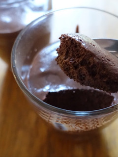 A picture of Healthy chocolate mousse.