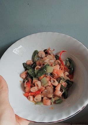 Foto resep Tumis cumi asin
