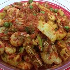 A picture of Udang Balado Sabondoroyot😀😀.